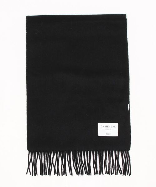 URBAN RESEARCH ROSSO MEN（アーバンリサーチロッソメン）の「カシミヤ無地マフラー（マフラー・メンズ・ブラック・FREE）」の5枚目の写真