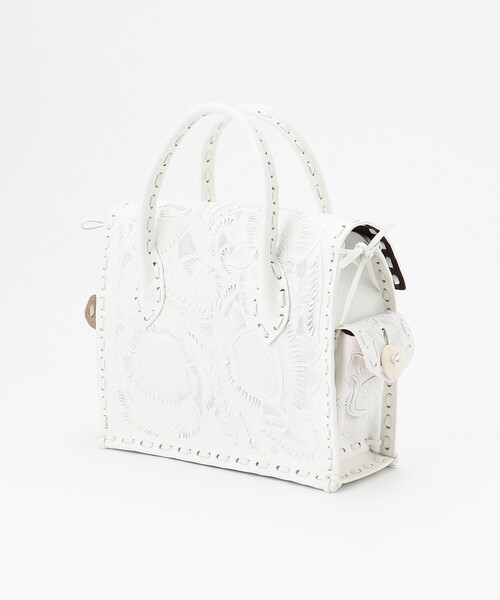 CARVING TRIBES（カービングトライブス）の「Maestra S（ハンドバッグ・レディース・ブラウン系その他2/ブラック/ブラウン系その他/ホワイト系その他/グレー/キナリ/ホワイト・FREE）」の22枚目の写真