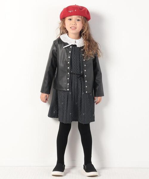agnes b.（アニエスベー）の「K134 E BERET キッズ ウールベレー