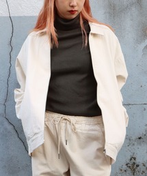 FIVE BROTHER/ファイブブラザー HERRINGBONE ZIP WORK JACKET ジップジャケット ヘリンボーン ブルゾン