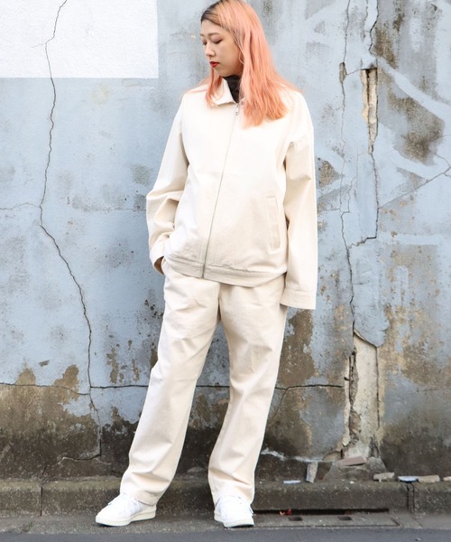 FIVE BROTHER(ファイブブラザー)の「FIVE BROTHER/ファイブブラザー HERRINGBONE ZIP WORK JACKET ジップジャケット ヘリンボーン ブルゾン(ブルゾン・メンズ・オリーブ/ホワイト・L/M)」の14枚目の写真