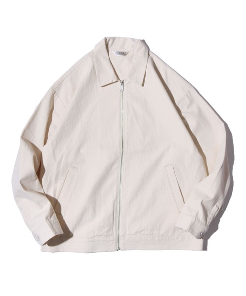 FIVE BROTHER(ファイブブラザー)の「FIVE BROTHER/ファイブブラザー HERRINGBONE ZIP WORK JACKET ジップジャケット ヘリンボーン ブルゾン(ブルゾン・メンズ・オリーブ/ホワイト・L/M)」の11枚目の写真