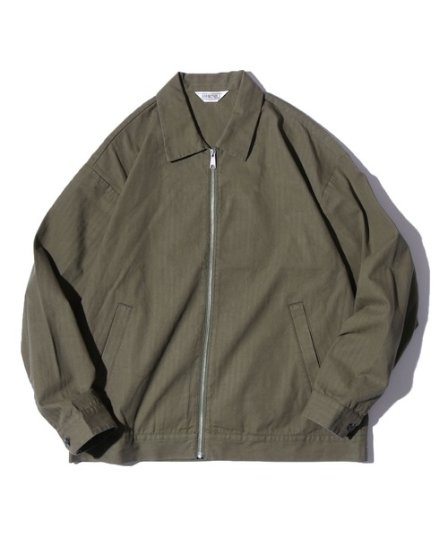 FIVE BROTHER(ファイブブラザー)の「FIVE BROTHER/ファイブブラザー HERRINGBONE ZIP WORK JACKET ジップジャケット ヘリンボーン ブルゾン(ブルゾン・メンズ・オリーブ/ホワイト・L/M)」の18枚目の写真