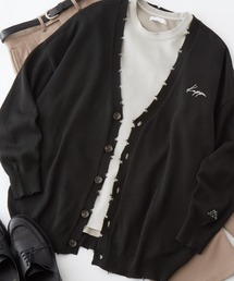 Kappa | Kappa / カッパ 別注 ロゴ刺繍 ダメージニットルーズカーディガン(カーディガン/ボレロ)