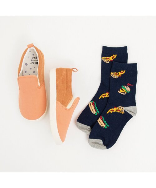 BREEZE（ブリーズ）の「Boy'sソックスB（ソックス/靴下・キッズ・ネイビー/グレー/チャコール・15 /18/21）」の7枚目の写真