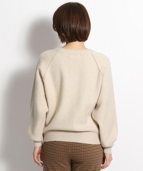 niko and...（ニコアンド）の「POPCOLORラグランプルオーバー（ニット/セーター・レディース・オレンジ/ブルー/グリーン/アイボリー・MEDIUM/LARGE）」の12枚目の写真