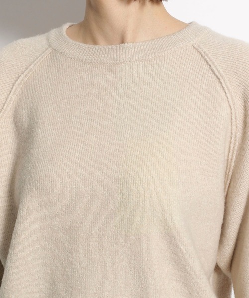 niko and...（ニコアンド）の「POPCOLORラグランプルオーバー（ニット/セーター・レディース・オレンジ/ブルー/グリーン/アイボリー・MEDIUM/LARGE）」の13枚目の写真