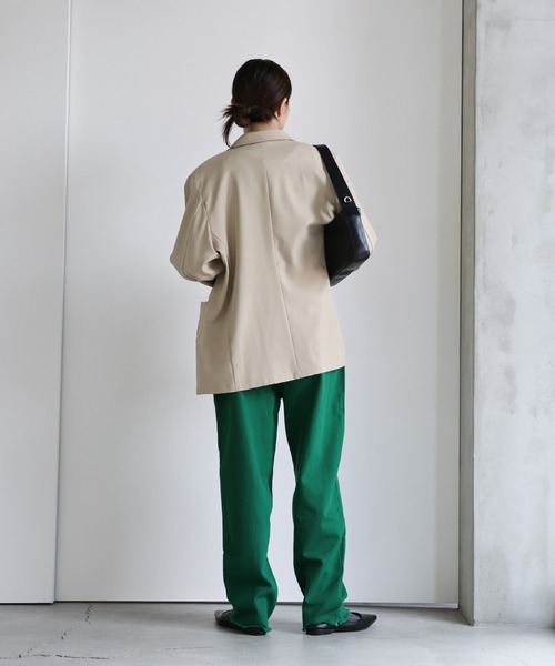 セール】カラーツイルテーパードパンツ（デニムパンツ）｜select MOCA