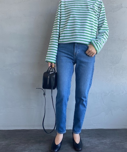 RED CARD TOKYO（レッドカード）の「[RED CARD/レッドカード] CAROL ハイウエスト スリムストレートデニム（デニムパンツ・レディース・インディゴブルー・22/23/24/25）」の19枚目の写真