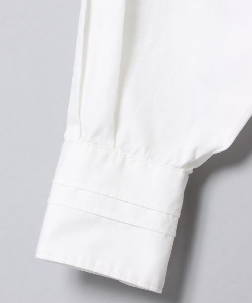 JEANASIS（ジーナシス）の「ソデタックボリュームシャツLS/265217（シャツ/ブラウス・レディース・ホワイト/ブラック/ブラック系その他・FREE）」の10枚目の写真