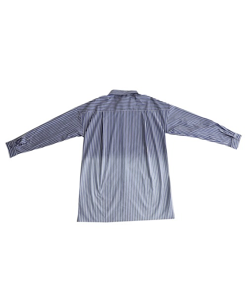 antiqua（アンティカ）の「お洒落さんが選ぶ！グラデストライプシャツ（シャツ/ブラウス・レディース・ブルー・FREE）」の13枚目の写真