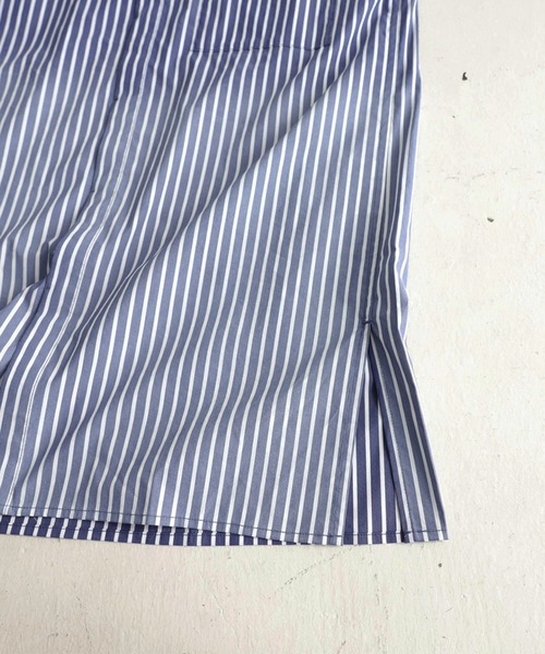 antiqua（アンティカ）の「お洒落さんが選ぶ！グラデストライプシャツ（シャツ/ブラウス・レディース・ブルー・FREE）」の17枚目の写真