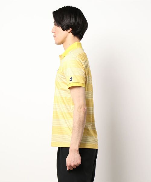 [アドミラル ゴルフ] メンズ ボーダー ポロシャツ