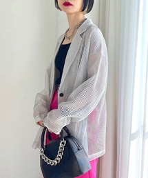 PAGEBOY | シアーメッシュジャケット(テーラードジャケット)