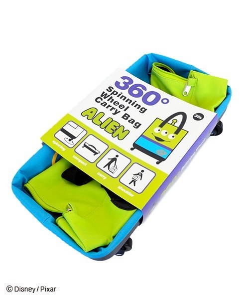 entre square（アントレスクエアー）の「Pixar Collection/キャリーバック エイリアン（スーツケース/キャリーバッグ・レディース・グリーン・ONE SIZE）」の6枚目の写真