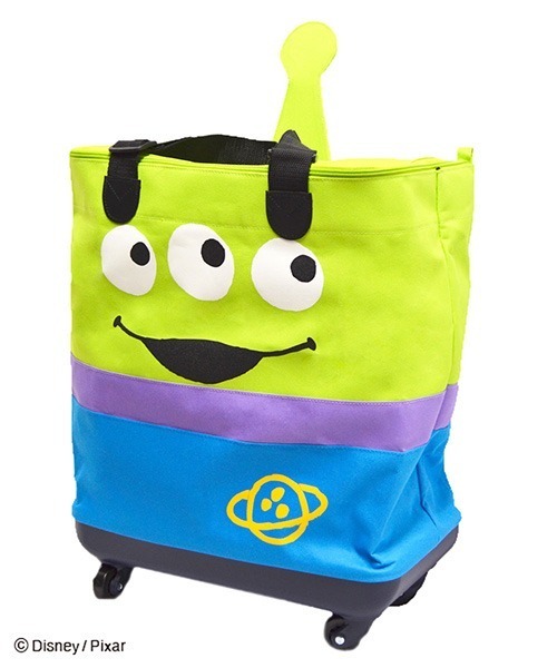 entre square（アントレスクエアー）の「Pixar Collection/キャリーバック エイリアン（スーツケース/キャリーバッグ・レディース・グリーン・ONE SIZE）」の2枚目の写真