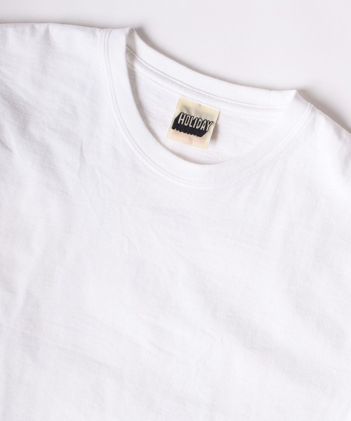 HOLIDAY(ホリデイ)の「HOLIDAY BASIC T-SHIRT (HOLIDAY) ホリデイベーシックTシャツ (ホリデイ)(Tシャツ/カットソー・レディース・ホワイト・XL/XS)」の10枚目の写真