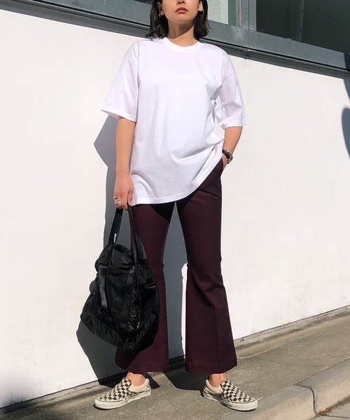 HOLIDAY(ホリデイ)の「HOLIDAY BASIC T-SHIRT (HOLIDAY) ホリデイベーシックTシャツ (ホリデイ)(Tシャツ/カットソー・レディース・ホワイト・XL/XS)」の6枚目の写真