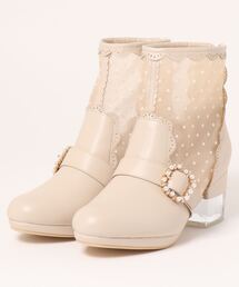 axes femme POETIQUE | バックル付チュールブーツ(ブーツ)