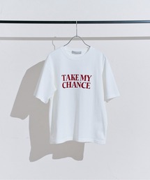 prose verse | フロッキープリントレタリングロゴTシャツ(Tシャツ/カットソー)