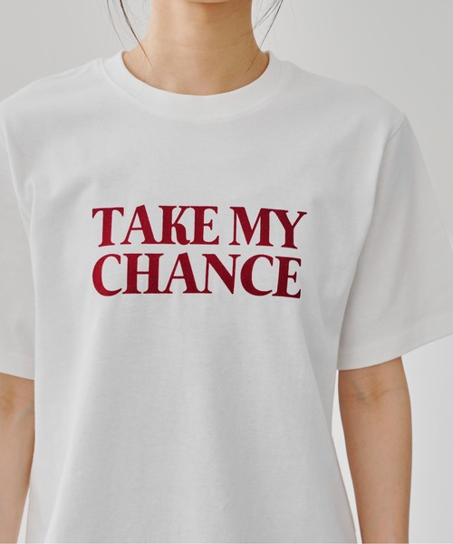 prose verse（プロズヴェール）の「フロッキープリントレタリングロゴTシャツ（Tシャツ/カットソー・レディース・ホワイト/ホワイト系その他/ホワイト系その他2/ピンク・MEDIUM）」の8枚目の写真