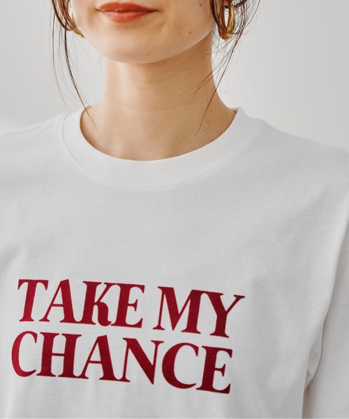 prose verse（プロズヴェール）の「フロッキープリントレタリングロゴTシャツ（Tシャツ/カットソー・レディース・ホワイト/ホワイト系その他/ホワイト系その他2/ピンク・MEDIUM）」の9枚目の写真