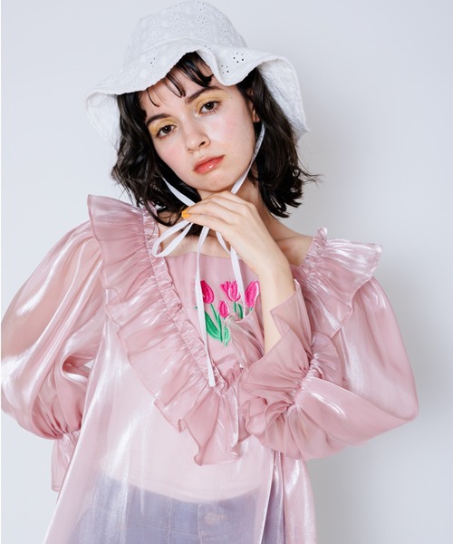 キャンディストリッパー フリルハット帽子 BABY FRILL HAT | Candy Stripper（キャンディ ストリッパー