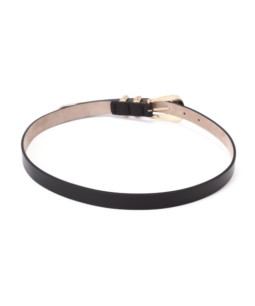 ROSE BUD（ローズバッド）の「(LEFIJE)レザーベルト（ベルト・レディース・ブラック/ベージュ・75）」の6枚目の写真