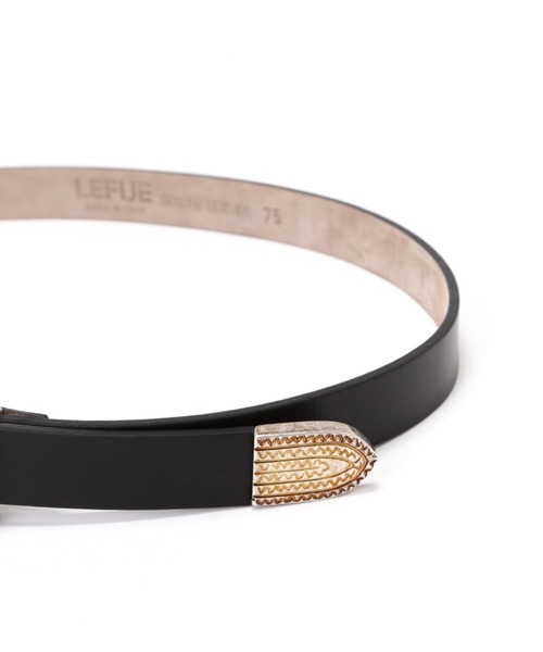 ROSE BUD（ローズバッド）の「(LEFIJE)レザーベルト（ベルト・レディース・ブラック/ベージュ・75）」の8枚目の写真