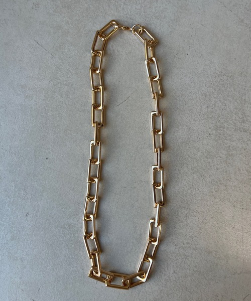 DouDou（ドゥドゥ）の「スクエアチェーンネックレス（ネックレス・レディース・シルバー/ゴールド・FREE）」の7枚目の写真