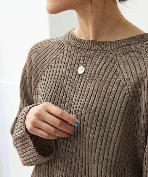 le.coeur blanc(ルクールブラン)の「バックシャンホールガーメント針抜きニット(ニット/セーター・レディース・ベージュ/モカ・38)」の17枚目の写真