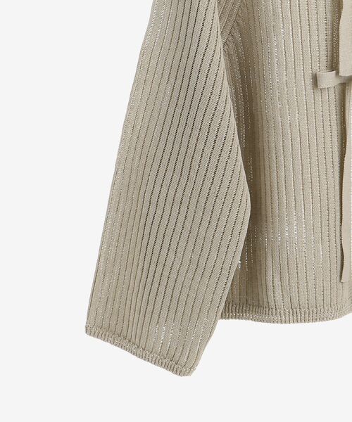 le.coeur blanc(ルクールブラン)の「バックシャンホールガーメント針抜きニット(ニット/セーター・レディース・ベージュ/モカ・38)」の15枚目の写真