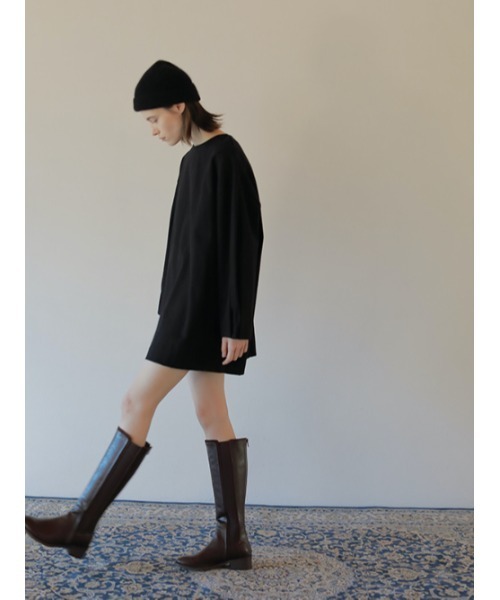 AMAIL（アマイル）の「Natural goa long boots（ブーツ・レディース・ブラウン/ブラック・L/S/M）」の21枚目の写真