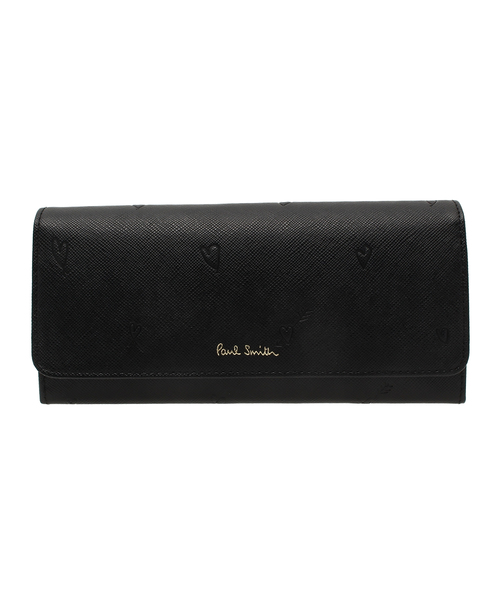 Paul Smith BLACK Paul by Paul Smith（ポールスミスブラック ポールバイポールスミス）の「スミシーハート長財布（財布・レディース・ブラック系/レッド系/ブルー系・F）」の2枚目の写真