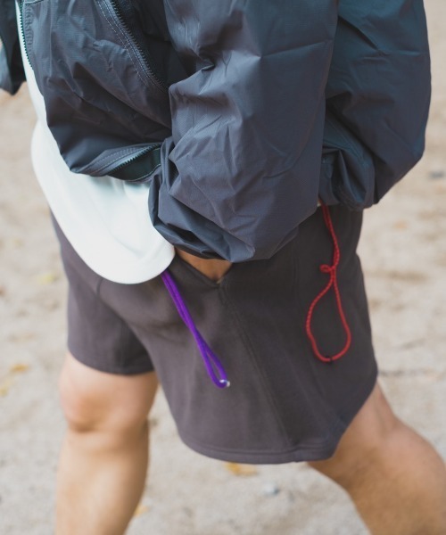 BEAVER（ビーバー）の「KAN/カン　別注 KAN SWEAT SHORTS　【YOKOZUNA SHORTS/ヨコヅナショーツ】（スウェットパンツ・メンズ・ネイビー/オフホワイト/オリーブ・MEDIUM/LARGE）」の3枚目の写真