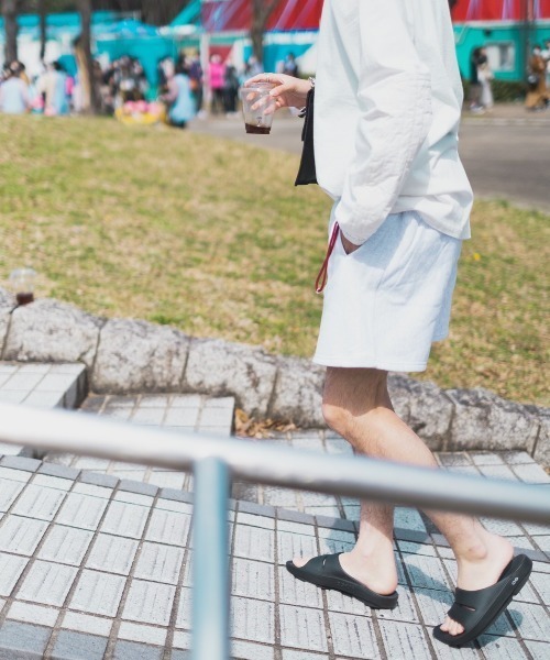 BEAVER（ビーバー）の「KAN/カン　別注 KAN SWEAT SHORTS　【YOKOZUNA SHORTS/ヨコヅナショーツ】（スウェットパンツ・メンズ・ネイビー/オフホワイト/オリーブ・MEDIUM/LARGE）」の14枚目の写真