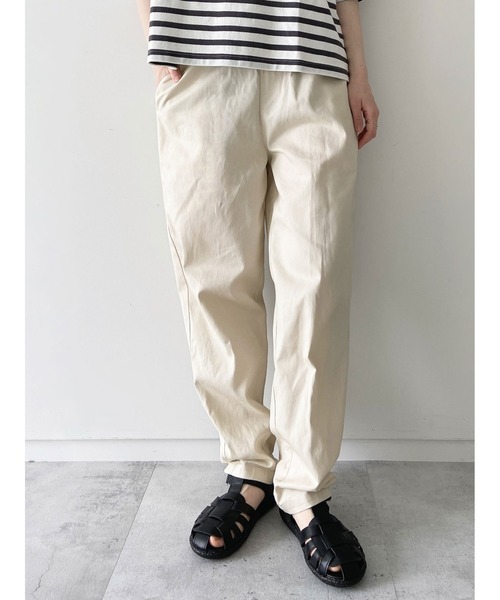 Samansa Mos2 blue（サマンサモスモスブルー）の「シェフパンツ（その他パンツ・レディース・カーキ/クリーム/ライトベージュ/チャコール・ﾌﾘ-）」の4枚目の写真