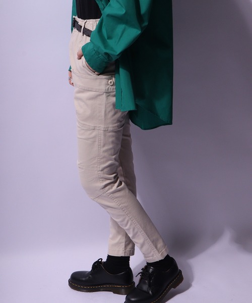 GERRY（ジェリー）の「GERRY ストレッチ デニム＆チノ キャンプ クライミング ギア カーゴパンツ（カーゴパンツ・メンズ・ブラック/ブルー/サックスブルー/ベージュ/カーキ/グレー/オフホワイト/ダークベージュ/ネイビー/ブルー系その他2/ブルー系その他/ブラック系その他・L/LL/M/S）」の17枚目の写真