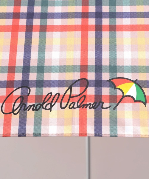 Arnold Palmer（アーノルドパーマー）の「パーマーチェック 晴雨兼用 シェア 長傘（長傘・レディース・ベージュ系その他/ブルー系その他・F）」の15枚目の写真