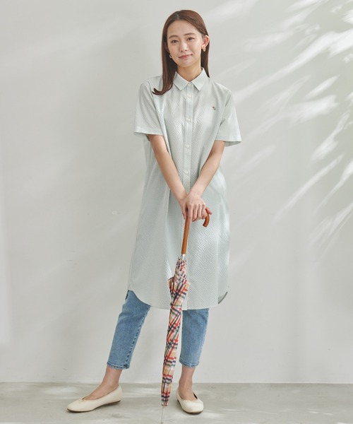 Arnold Palmer（アーノルドパーマー）の「パーマーチェック 晴雨兼用 シェア 長傘（長傘・レディース・ベージュ系その他/ブルー系その他・F）」の8枚目の写真