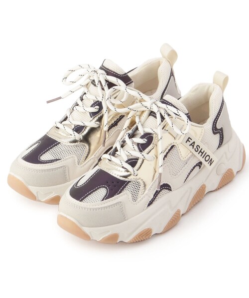 cs T&P(シーエスティーアンドピー)の「メッシュダッドスニーカー(スニーカー・レディース・ホワイト・LL/M/S/L)」の1枚目の写真