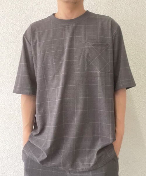 ikka(イッカ)の「SARAT リラックスシャツT(Tシャツ/カットソー・メンズ・その他1/グレー/オリーブ/ネイビー・L/M/XL/S)」の4枚目の写真