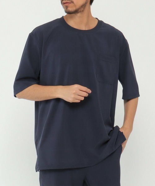 ikka(イッカ)の「SARAT リラックスシャツT(Tシャツ/カットソー・メンズ・その他1/グレー/オリーブ/ネイビー・L/M/XL/S)」の3枚目の写真