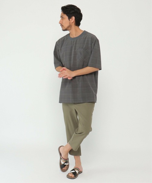 ikka(イッカ)の「SARAT リラックスシャツT(Tシャツ/カットソー・メンズ・その他1/グレー/オリーブ/ネイビー・L/M/XL/S)」の5枚目の写真