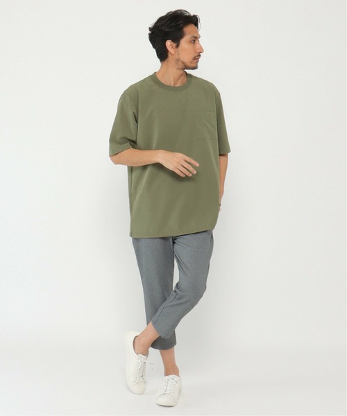 ikka(イッカ)の「SARAT リラックスシャツT(Tシャツ/カットソー・メンズ・その他1/グレー/オリーブ/ネイビー・L/M/XL/S)」の6枚目の写真