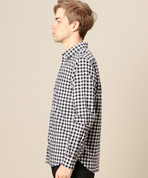 BEAUTY&amp;YOUTH UNITED ARROWS - 【SOLOV】チェックブラウス 1600025S1645_l1_a012.jpg