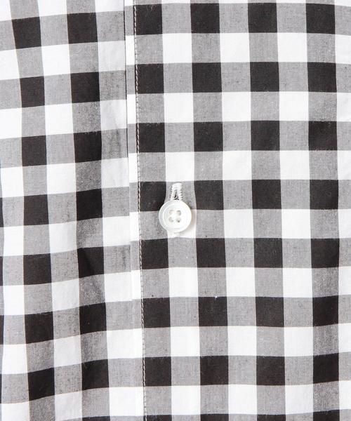 BEAUTY&YOUTH UNITED ARROWS（ビューティーアンドユースユナイテッドアローズ）の「BY ブロード/ギンガムチェックシャツ◆（シャツ/ブラウス・メンズ・ブラック/ネイビー・SMALL/X-LARGE/MEDIUM/LARGE/X-SMALL）」の10枚目の写真