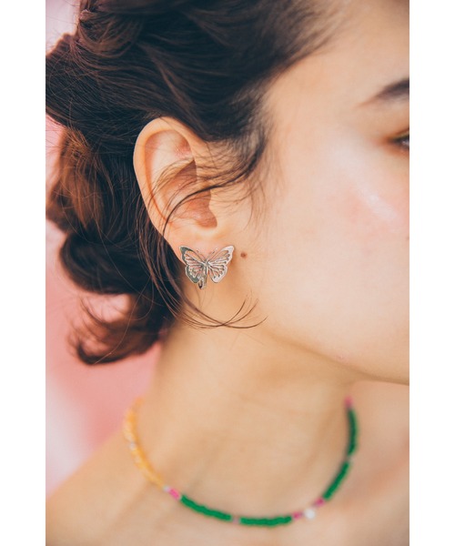 Candy Stripper（キャンディストリッパー）の「CANDY BUTTERFLY イヤリング（イヤリング・レディース・ピンク/クリア・FREE）」の2枚目の写真