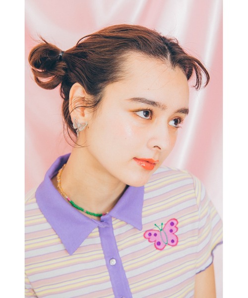 Candy Stripper（キャンディストリッパー）の「CANDY BUTTERFLY イヤリング（イヤリング・レディース・ピンク/クリア・FREE）」の4枚目の写真