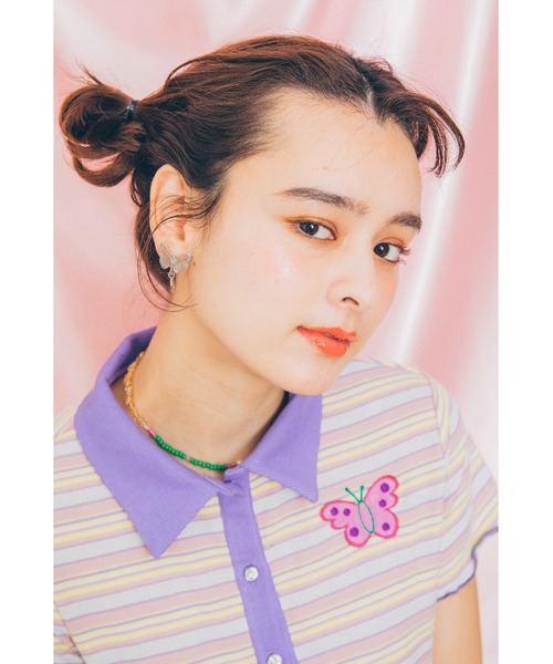 Candy Stripper（キャンディストリッパー）の「CANDY BUTTERFLY イヤリング（イヤリング・レディース・ピンク/クリア・FREE）」の5枚目の写真